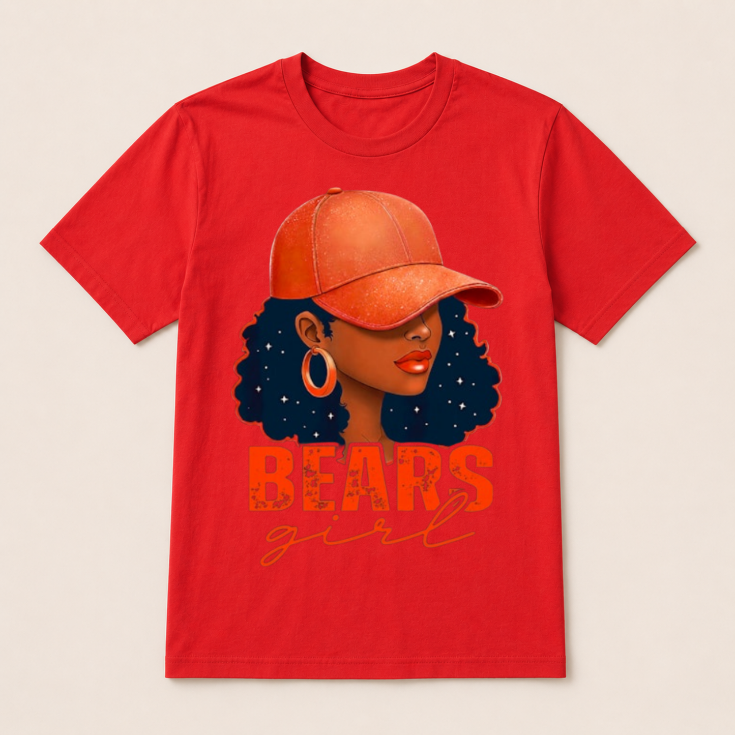Vintage Bear Girl Black Women Sports Lover T Shirt