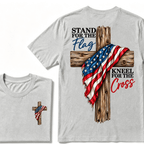 Stand For The Flag Kneel For The Cross  T-Shirt