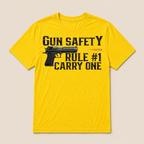 2nd Amendment Gun Safety Rule 1 Is Carry One Gun T Shirt