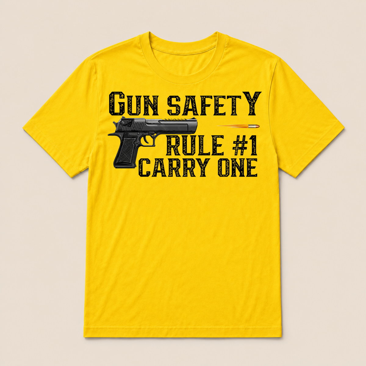 2nd Amendment Gun Safety Rule 1 Is Carry One Gun T Shirt