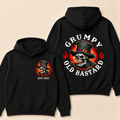 Custom EST. Year-Grumpy Old Bastard Hoodie