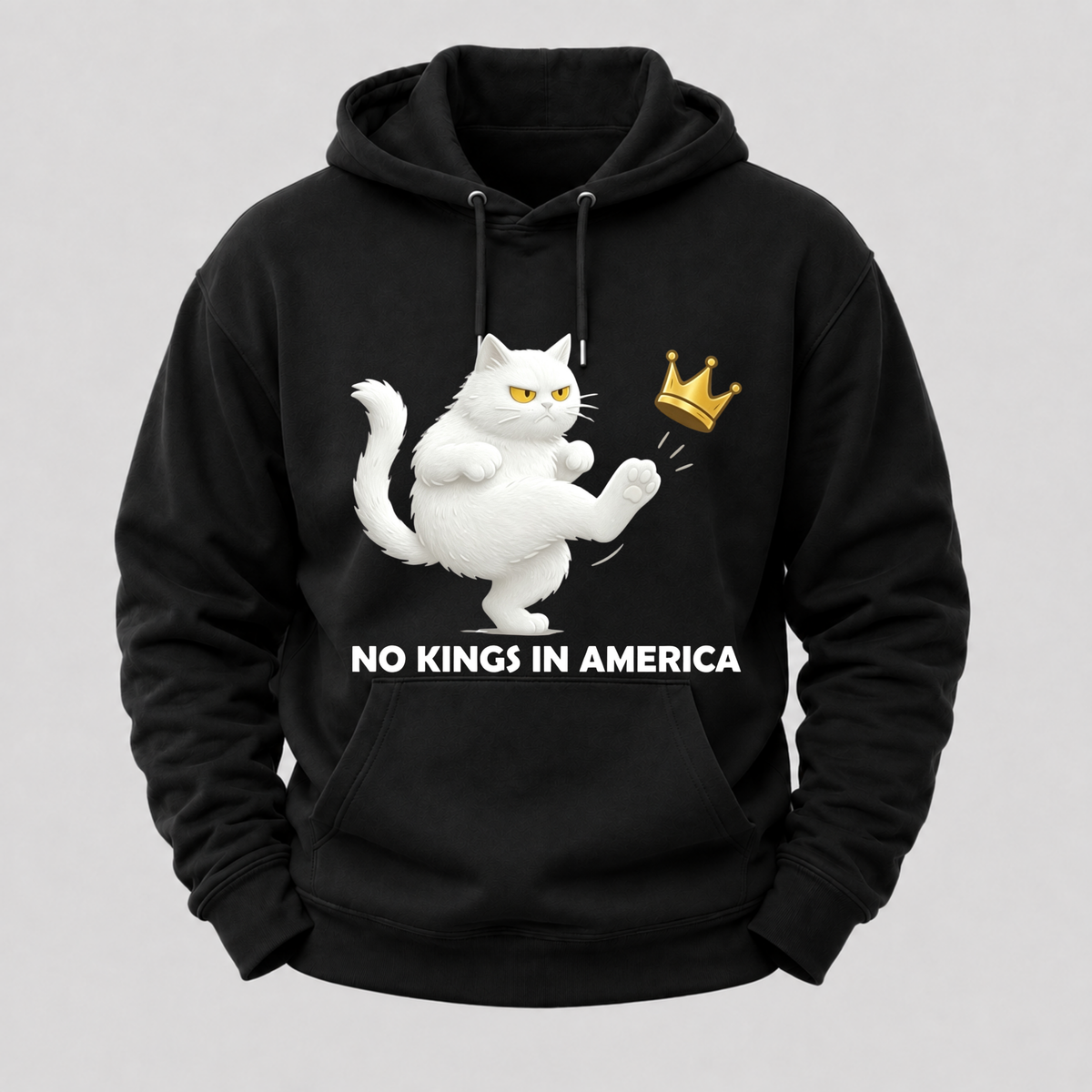 No Kings In America We The People Political Hoodie