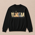 Cute New Year Teddy Bear  Crewneck Sweatshirt