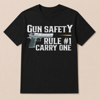 2nd Amendment Gun Safety Rule 1 Is Carry One Gun T Shirt