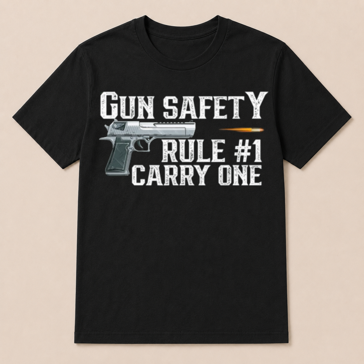 2nd Amendment Gun Safety Rule 1 Is Carry One Gun T Shirt