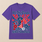 We The People Serve No Kings Stars Stripes America Patriotic T Shirt