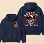 Personalized “Shit Show Supervisor” Custom EST. Year Print Hoodie