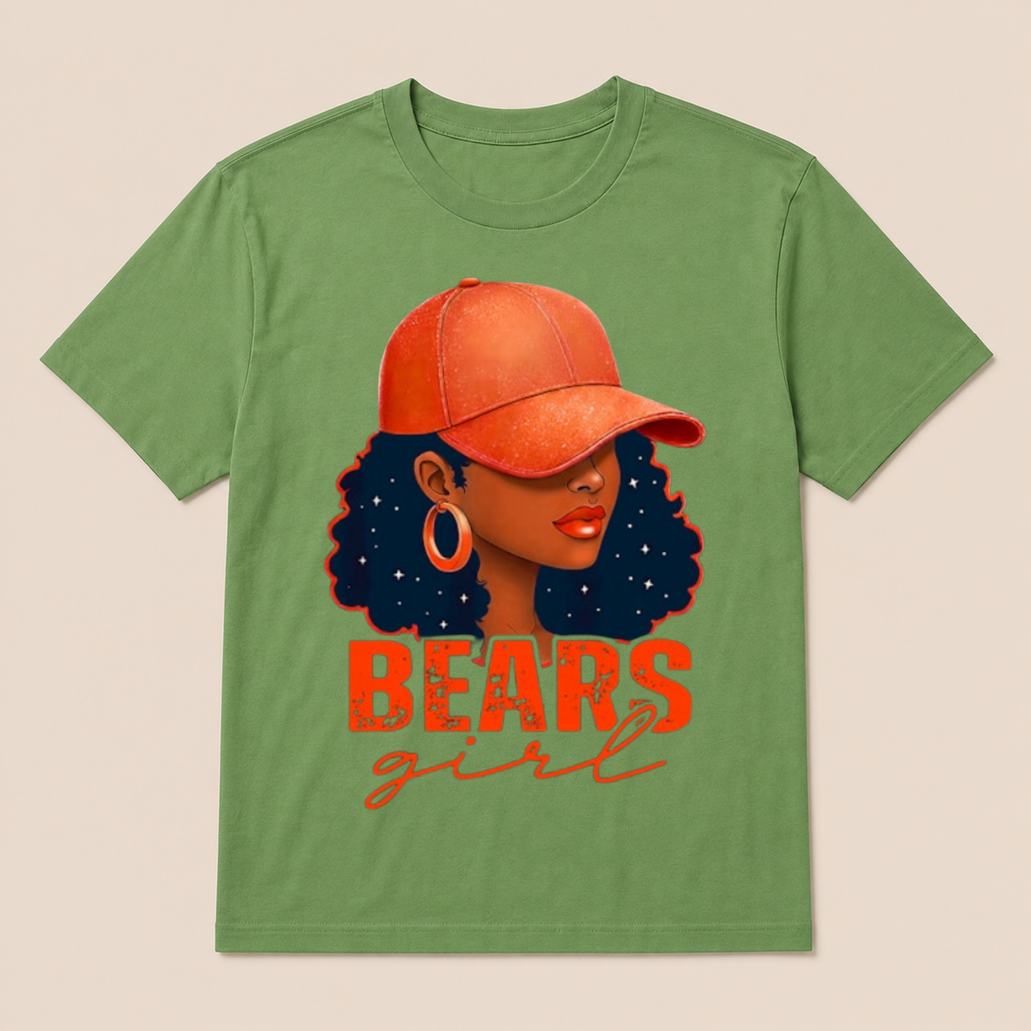 Vintage Bear Girl Black Women Sports Lover T Shirt