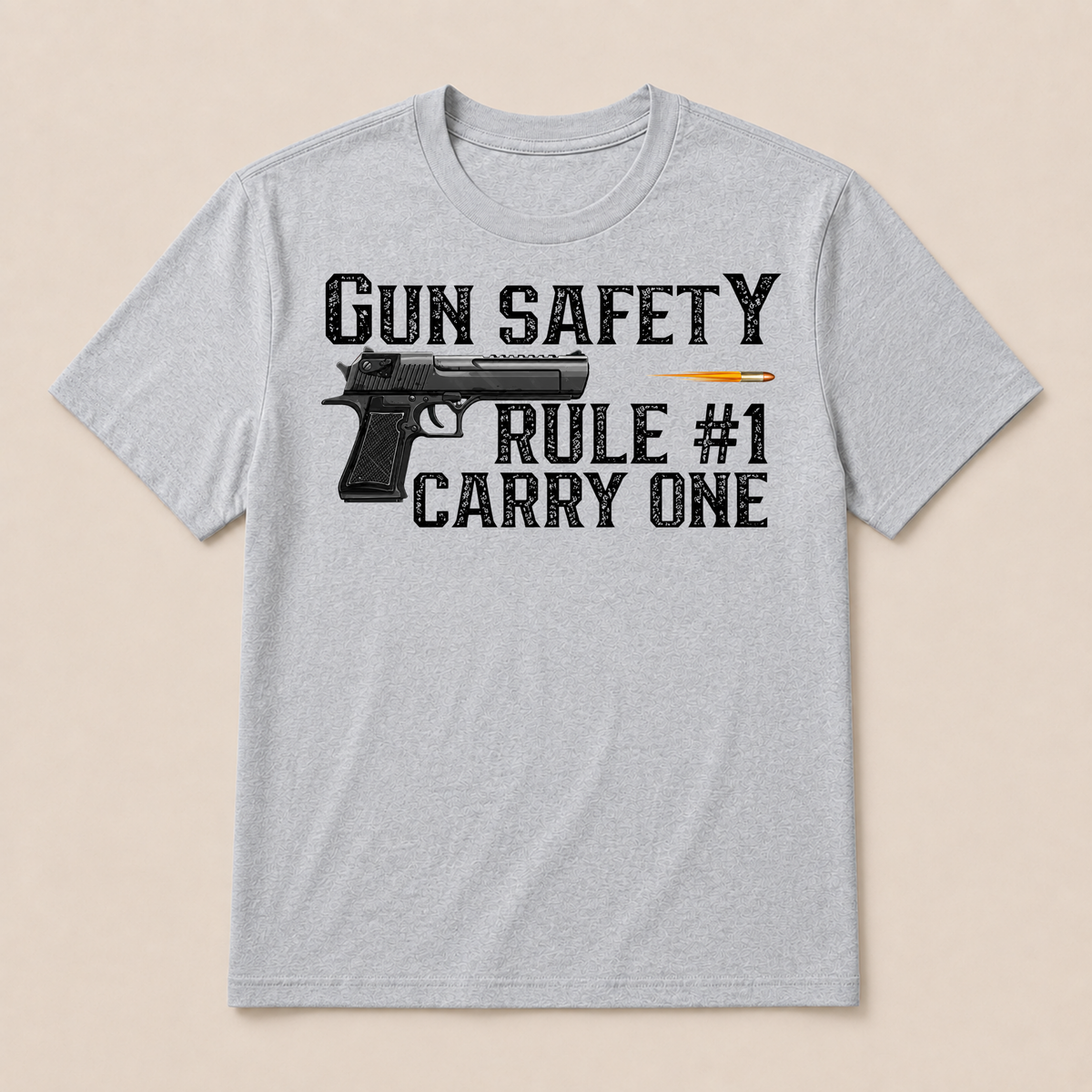 2nd Amendment Gun Safety Rule 1 Is Carry One Gun T Shirt