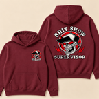 Personalized “Shit Show Supervisor” Custom EST. Year Print Hoodie