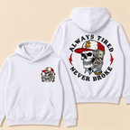 Always Tired Never Broke Print Hoodie-Custom EST. Year