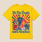 We The People Serve No Kings Stars Stripes America Patriotic T Shirt