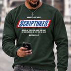 Hungry Why Wait Scriptures Bible Verse Crewneck Sweatshirt
