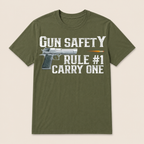 2nd Amendment Gun Safety Rule 1 Is Carry One Gun T Shirt