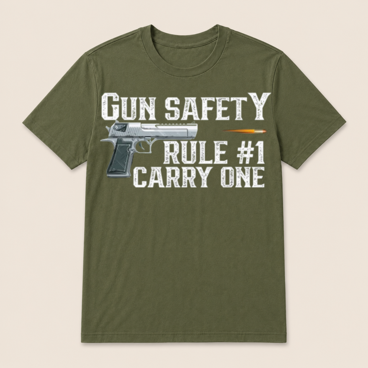 2nd Amendment Gun Safety Rule 1 Is Carry One Gun T Shirt