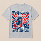 We The People Serve No Kings Stars Stripes America Patriotic T Shirt