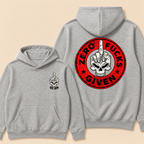 Zero Fucks Given Print Hoodie-Custom EST. Year
