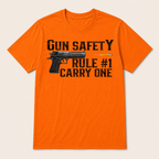 2nd Amendment Gun Safety Rule 1 Is Carry One Gun T Shirt