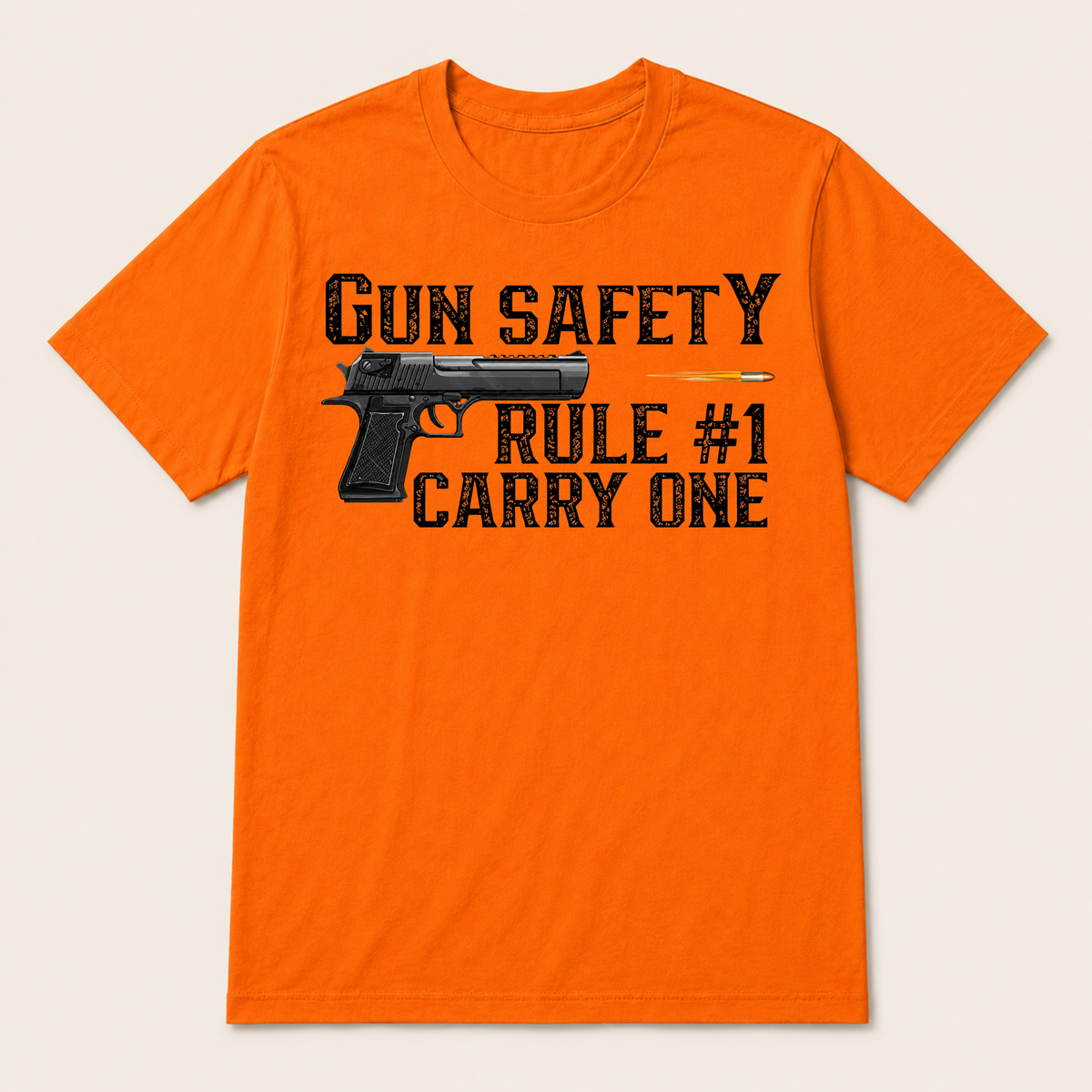 2nd Amendment Gun Safety Rule 1 Is Carry One Gun T Shirt
