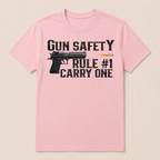 2nd Amendment Gun Safety Rule 1 Is Carry One Gun T Shirt