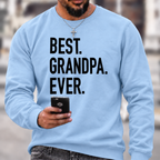 Best Grandpa Ever Crewneck Sweatshirt