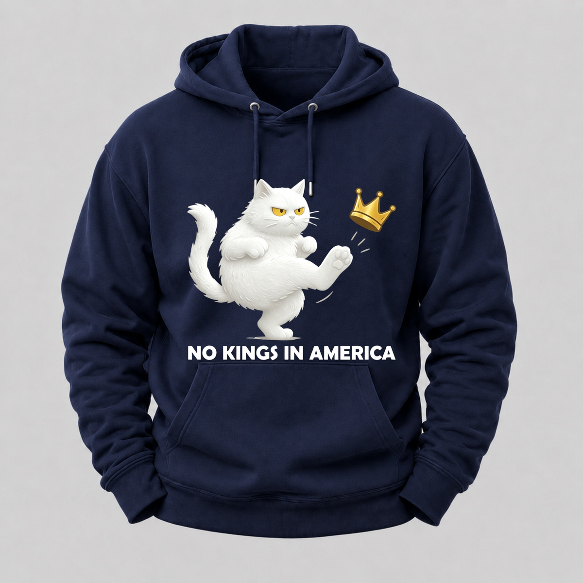 No Kings In America We The People Political Hoodie