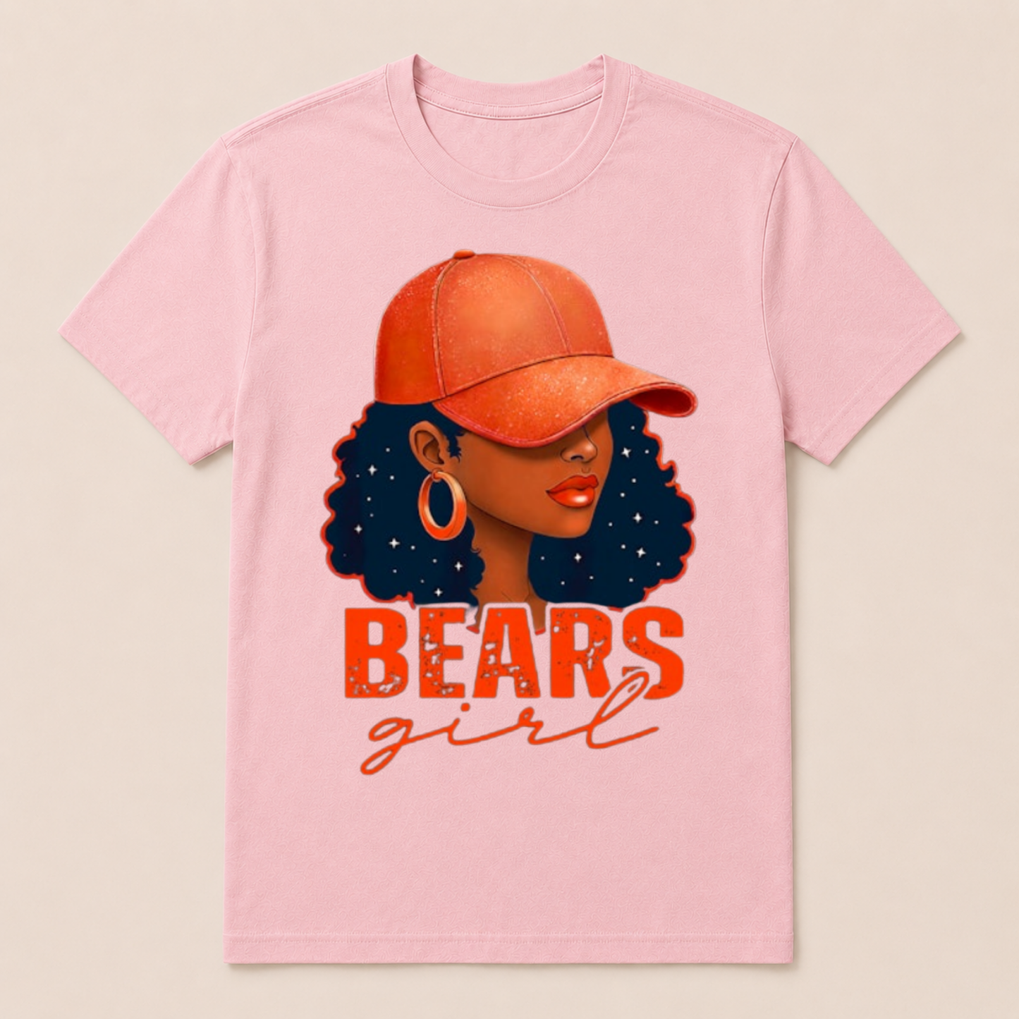 Vintage Bear Girl Black Women Sports Lover T Shirt