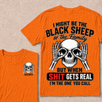 Black Sheep Of My Family  Custom EST.Year T-Shirt