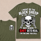 Black Sheep Of My Family  Custom EST.Year T-Shirt