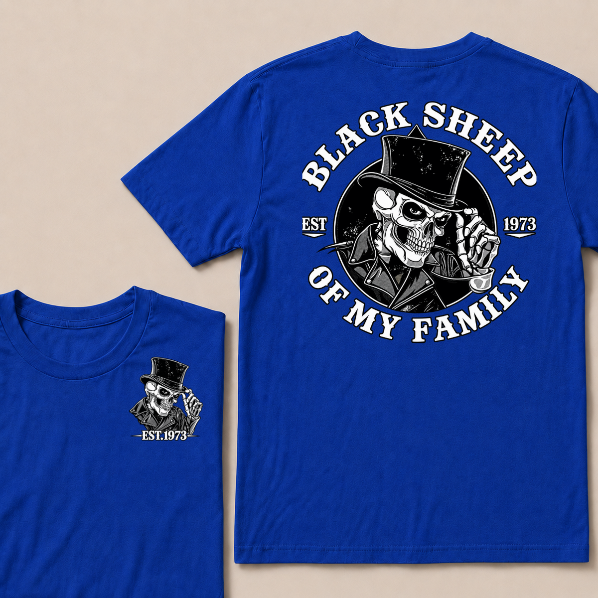 Black Sheep Of My Family  Custom EST.Year T-Shirt