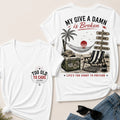 My Give A Damn Is Broken Too Old To Care Club V-Neck T-Shirt