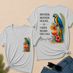 Mother,Mother Ocean,I have Heard You Call V-Neck T-Shirt